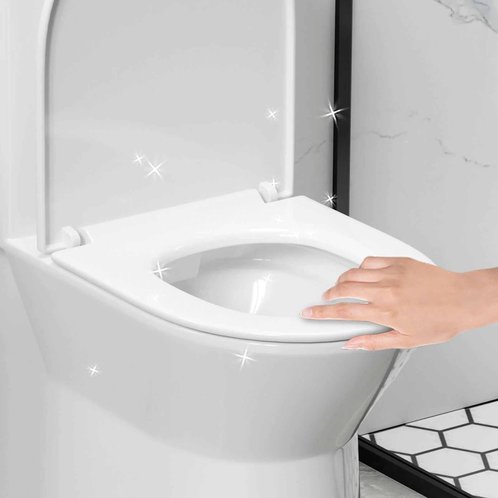 1.1/1.6 GPF Quiet Dual-Flush Rimless Toilet - Image 11