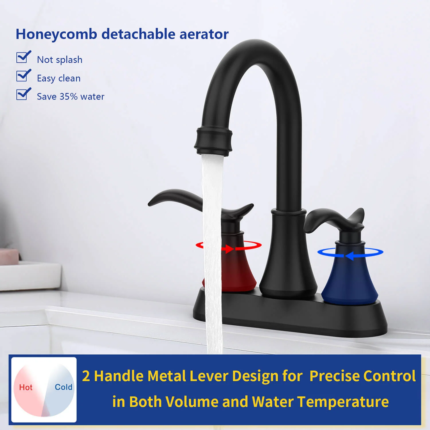 Giving Tree 2-Handle 4-Inch Bathroom Vanity Sink Faucet with Pop-up Drain - Image 15