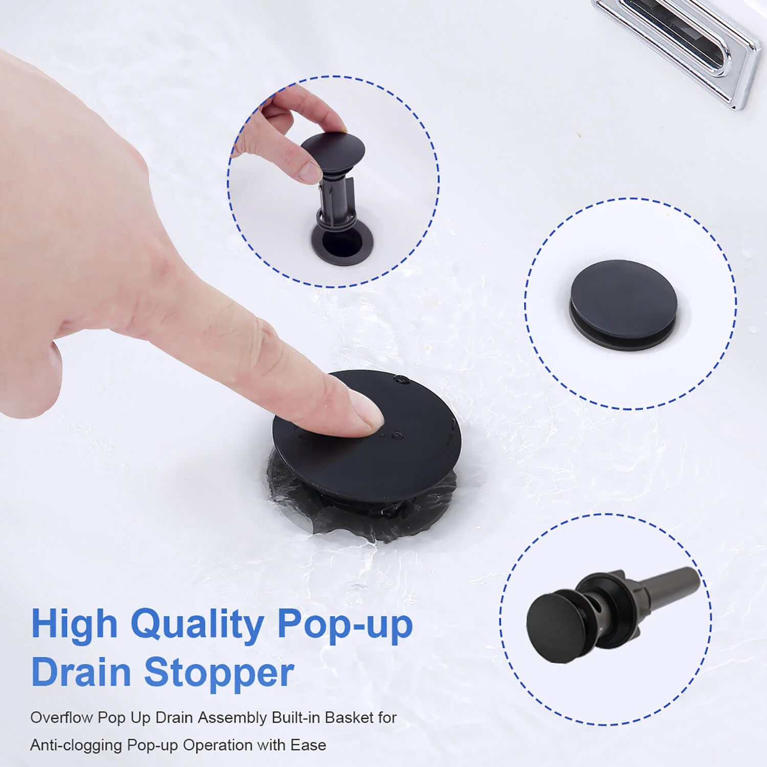 Giving Tree 2-Handle 4-Inch Bathroom Vanity Sink Faucet with Pop-up Drain - Image 17