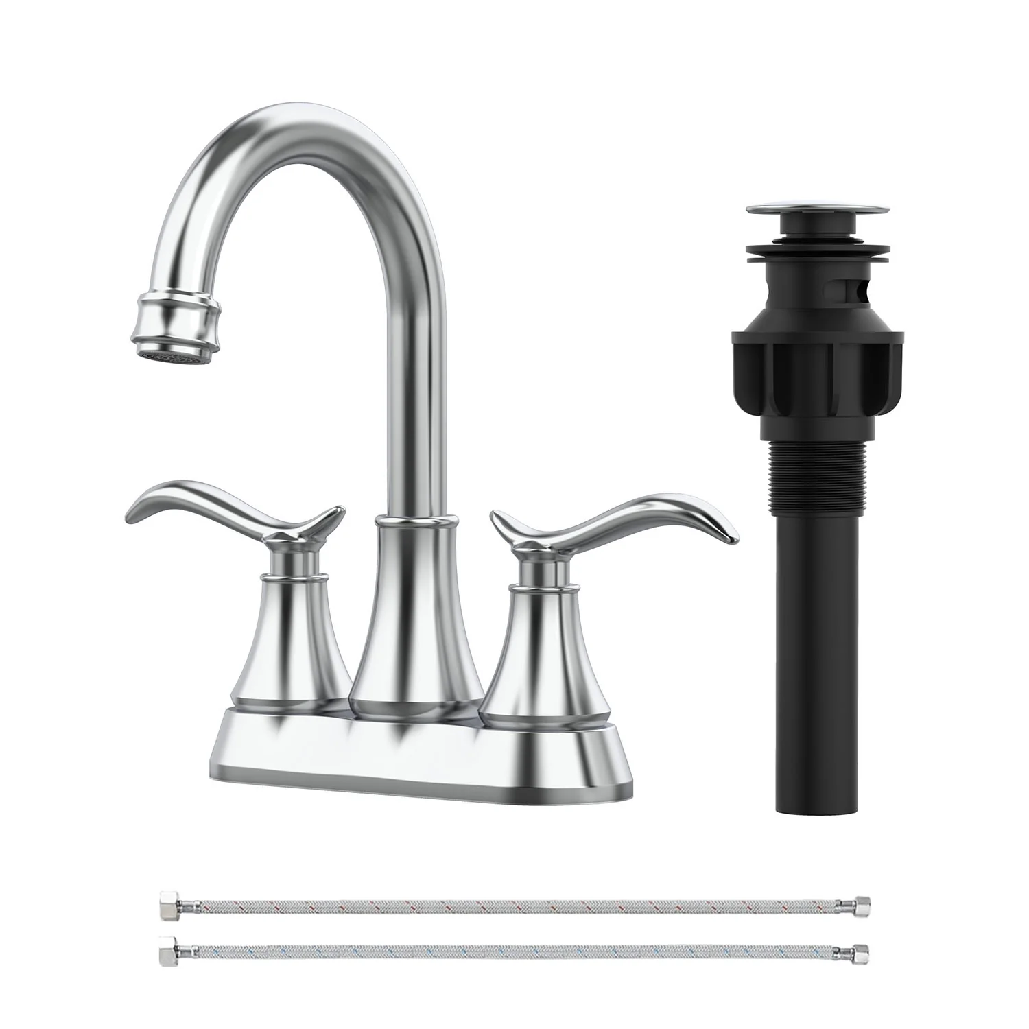 Giving Tree 2-Handle 4-Inch Bathroom Vanity Sink Faucet with Pop-up Drain - Image 25