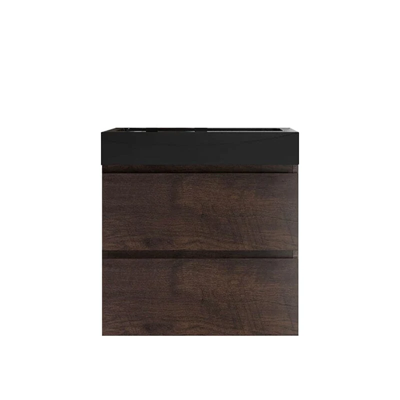 24 Inch Bathroom Vanity with Sink Wall Mounted Floating One-Piece Sink Cabinet - Image 15