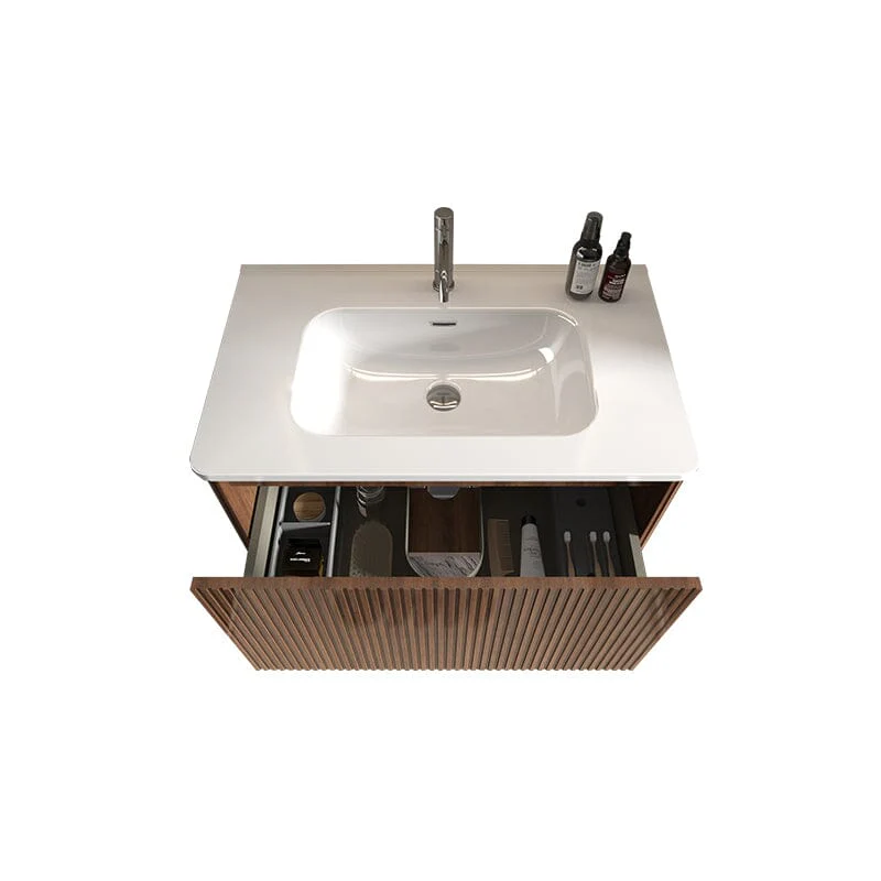Giving Tree 30" Wooden Striped Modern Bathroom Vanity with Sink, Wall-mounted - Image 12