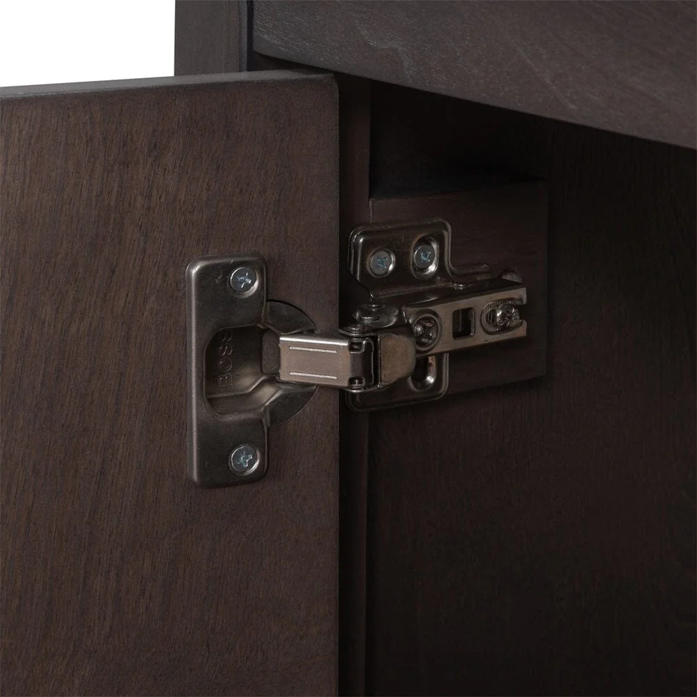 36" Brown Bathroom Vanity with Ceramic Basin - Image 18