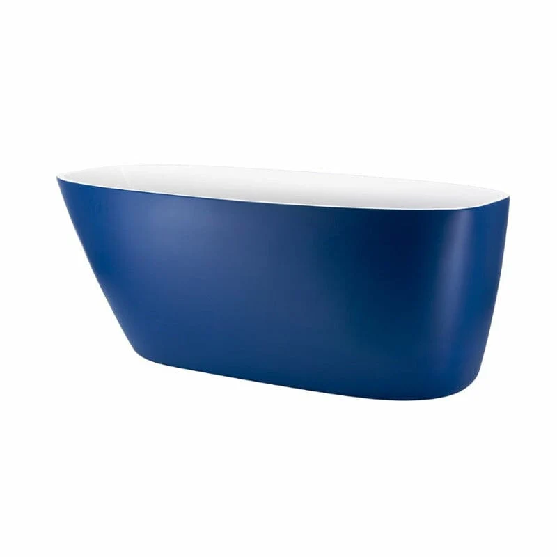 Mokleba 59" Acrylic Egg Shape Free Standing Tub for Bathroom - Image 34