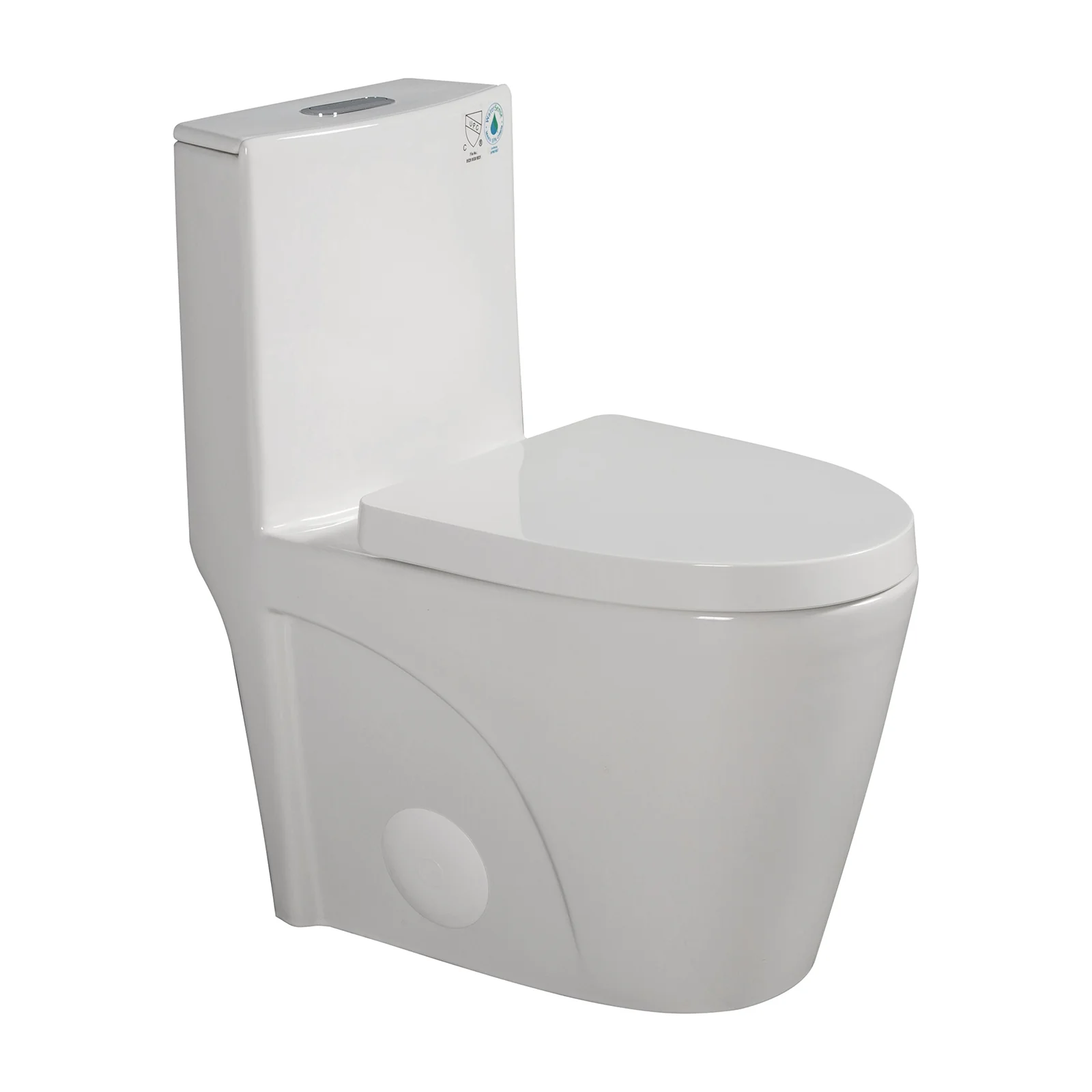ADA Standard Height Elongated One-Piece Toilet - Image 12