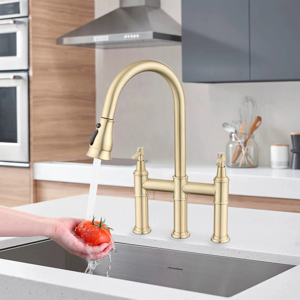 Giving Tree Bridge Kitchen Faucet with Pull-Down Sprayhead in Spot - Image 10