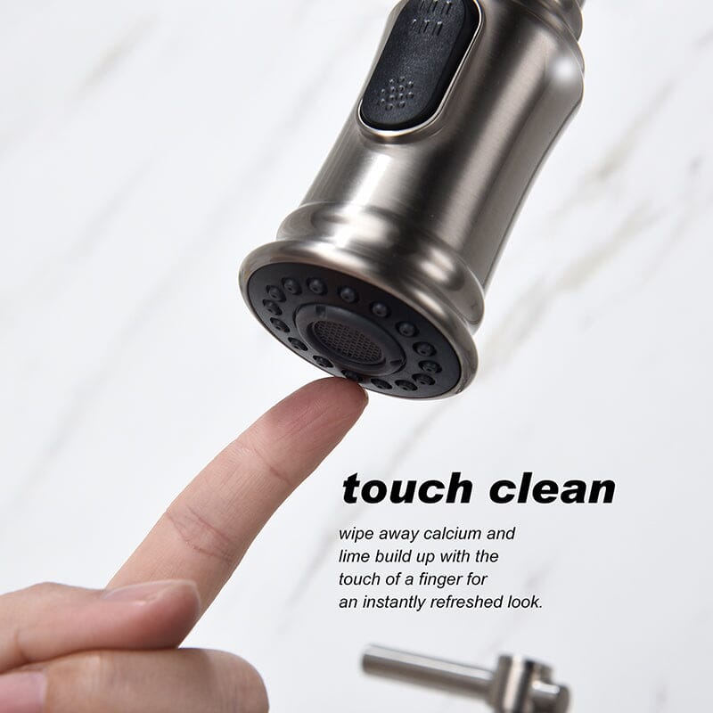 Giving Tree Bridge Kitchen Faucet with Pull-Down Sprayhead in Spot - Image 22