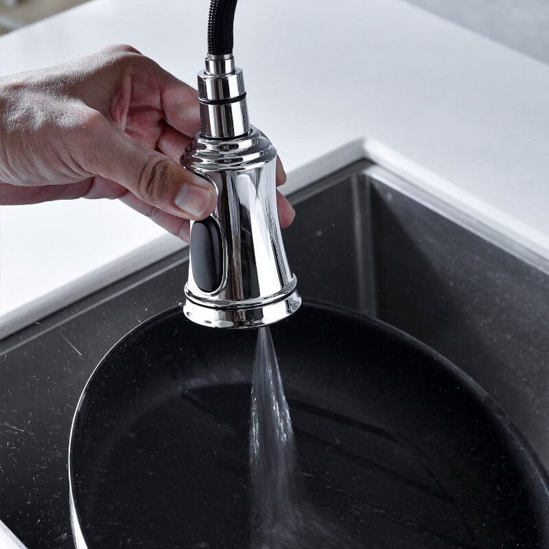 Giving Tree Bridge Kitchen Faucet with Pull-Down Sprayhead in Spot - Image 33