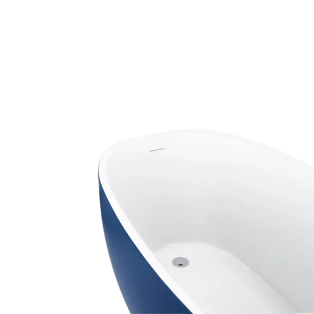 Mokleba 63" Acrylic End Drain Freestanding Tub with Pop-up Drain - Image 27