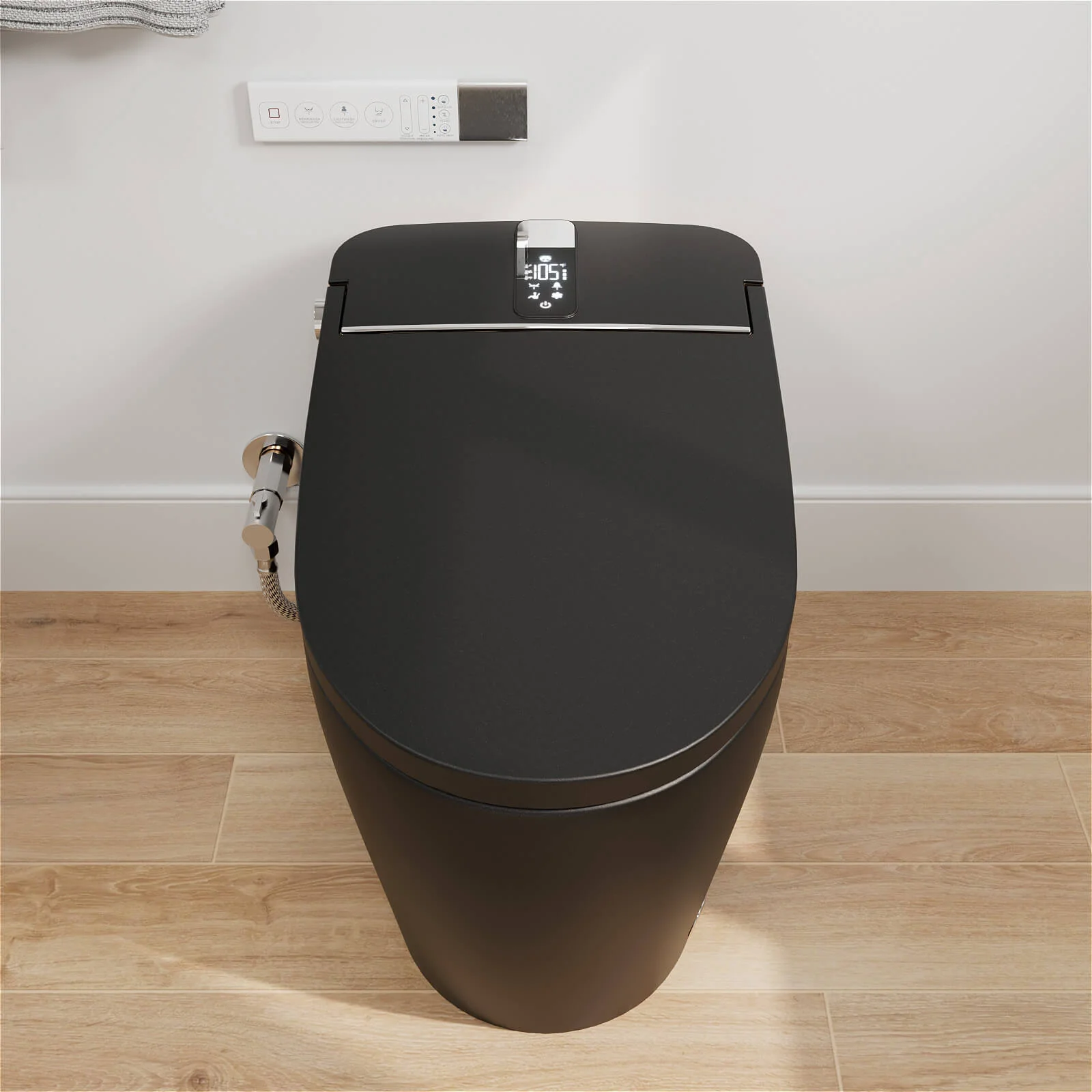 Tankless Elongated Smart Bidet Toilet with Heated Seat, Drying, Night Light - Image 16