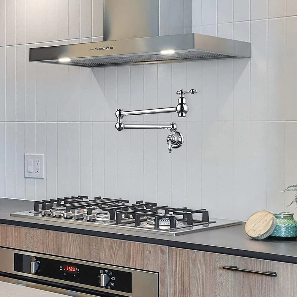 Giving Tree Wall Mounted 23'' Pot Filler Faucet Two-handle - Image 13