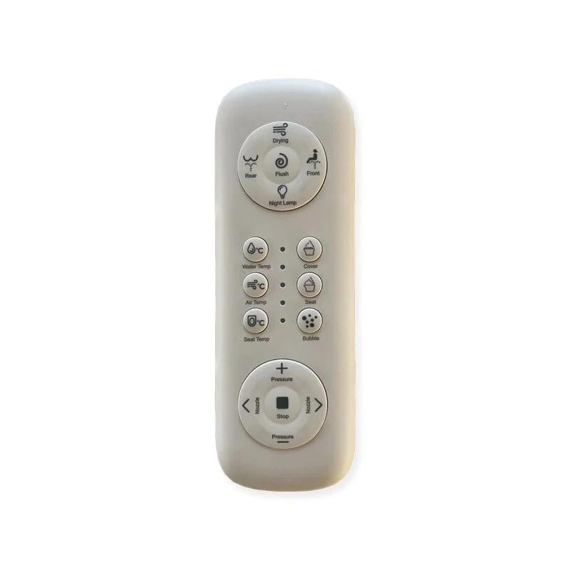 Modern White Egg-Shaped Smart Toilet with Remote Control - Image 11