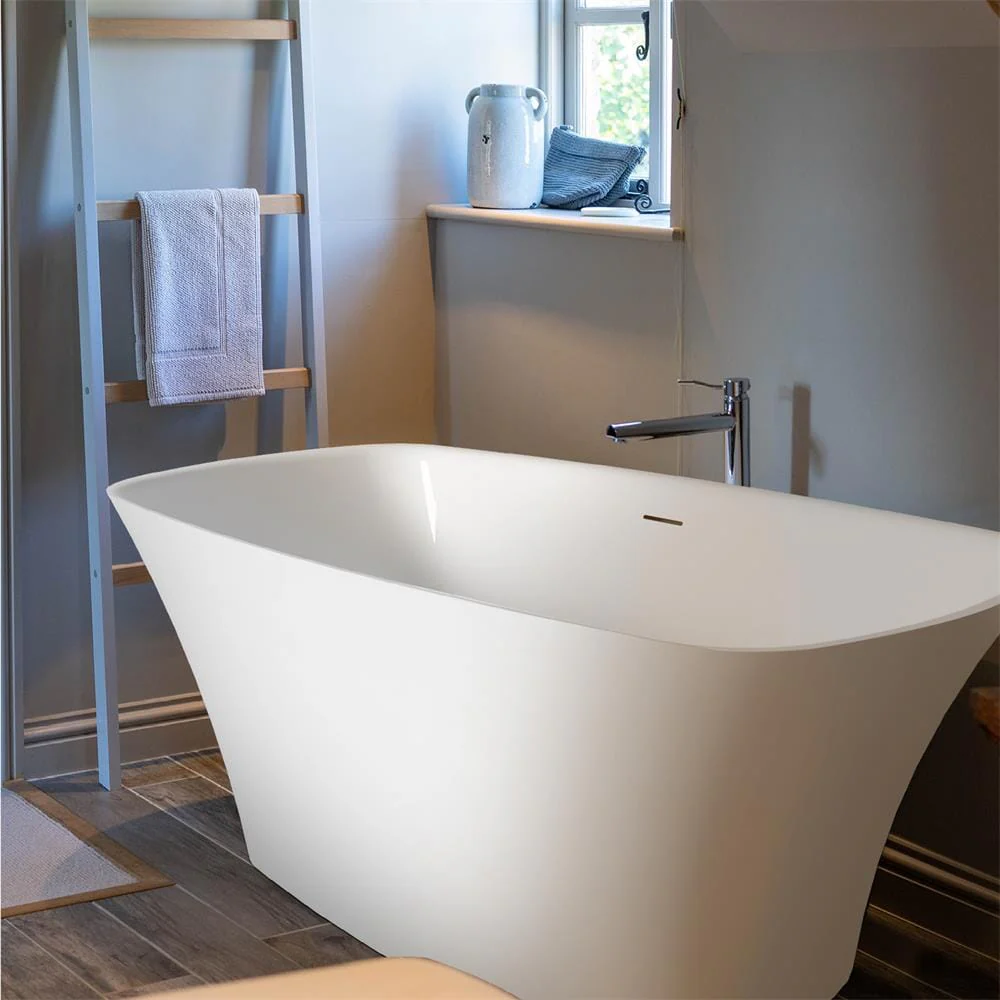 67'' x 23" Acrylic Skirted Bateau Shape Freestanding Bathtub With cUPC Certified - Image 9