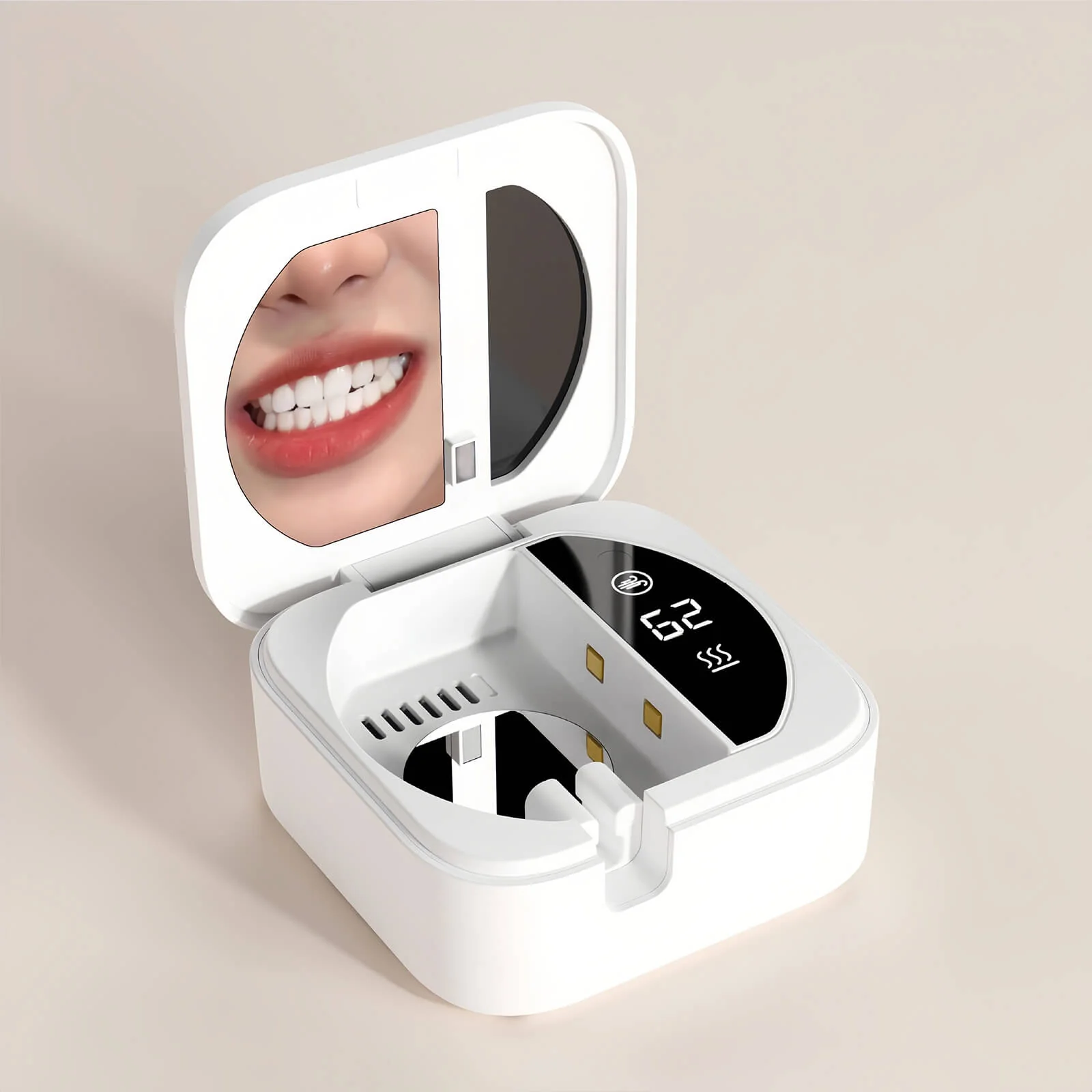 Sanitizer Electric Toothbrush Holder with UV Light for Bathroom - Image 8