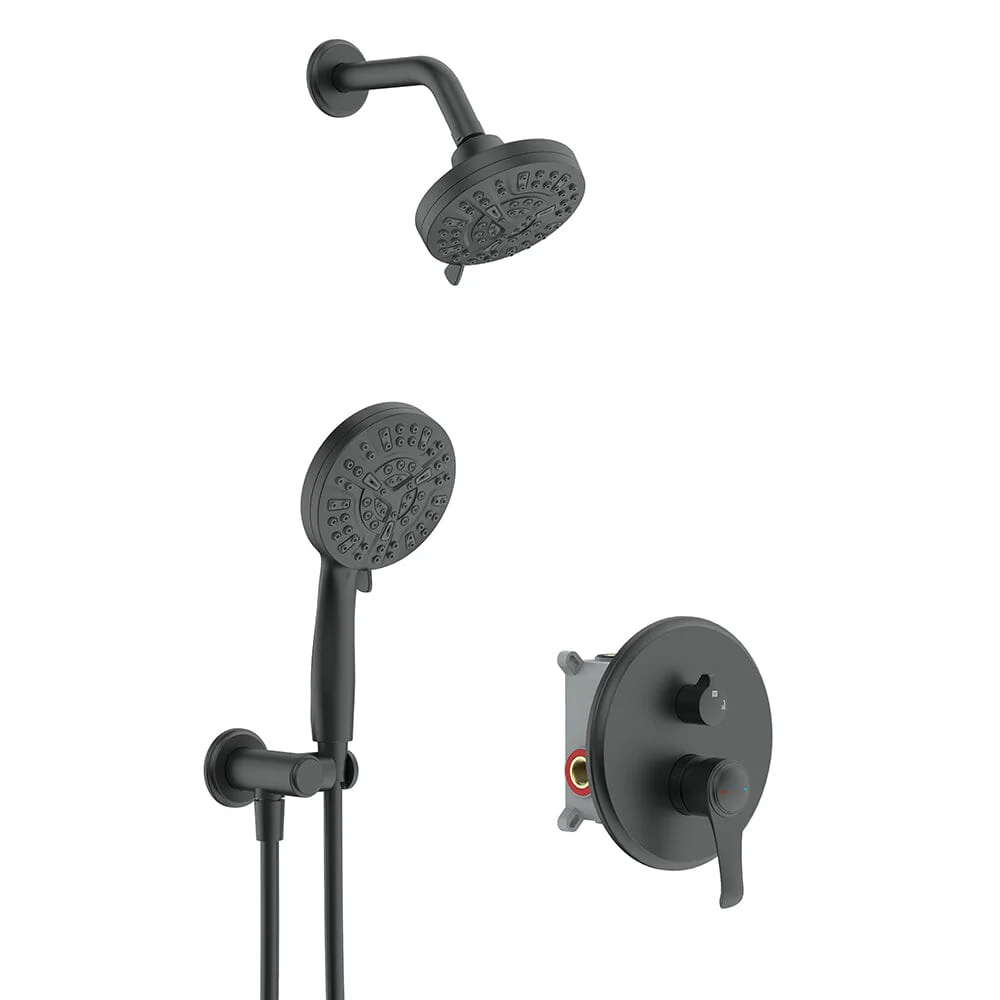 Wall Mounted 14 Spray High Pressure Shower Head and Hand Shower - Image 21
