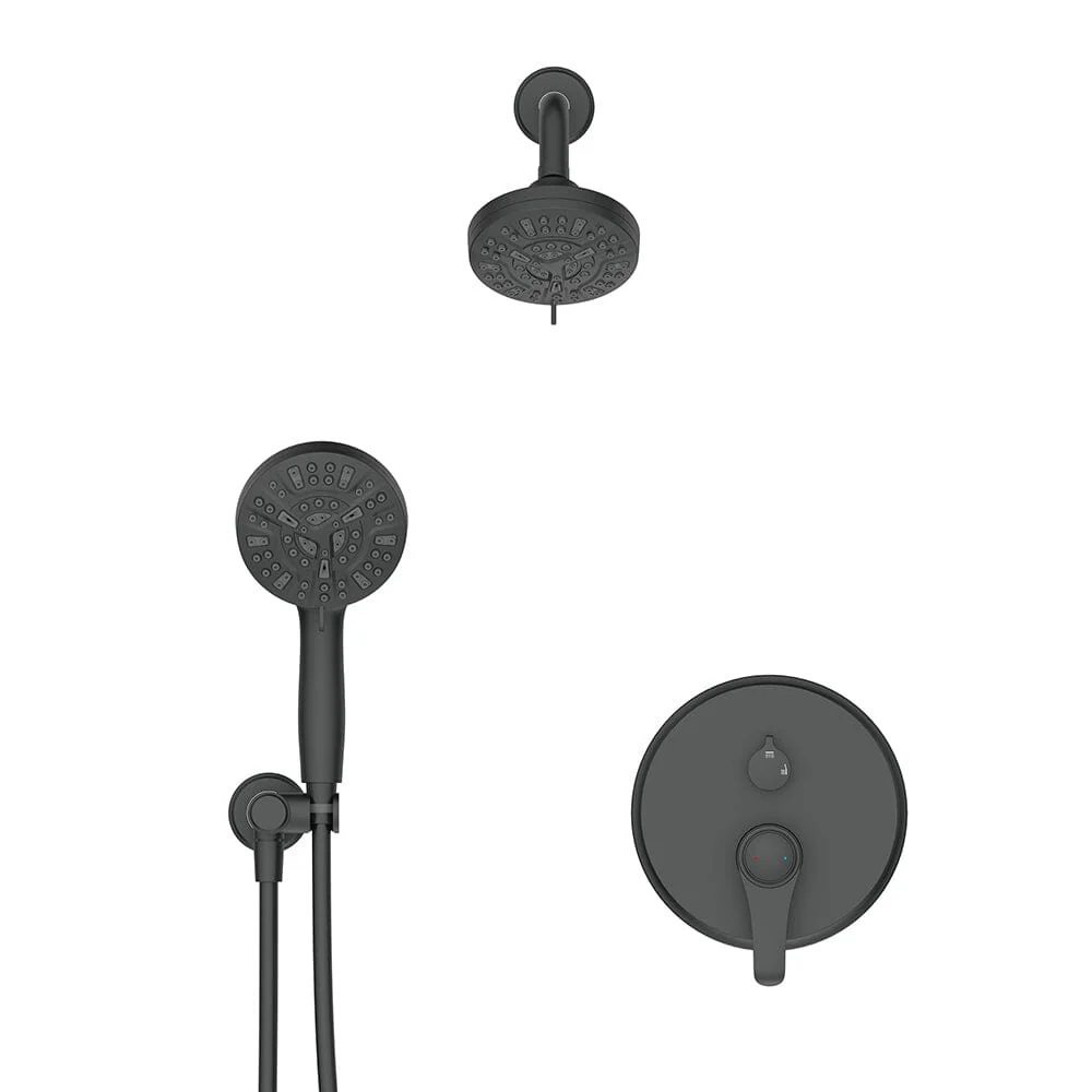 Wall Mounted 14 Spray High Pressure Shower Head and Hand Shower - Image 27