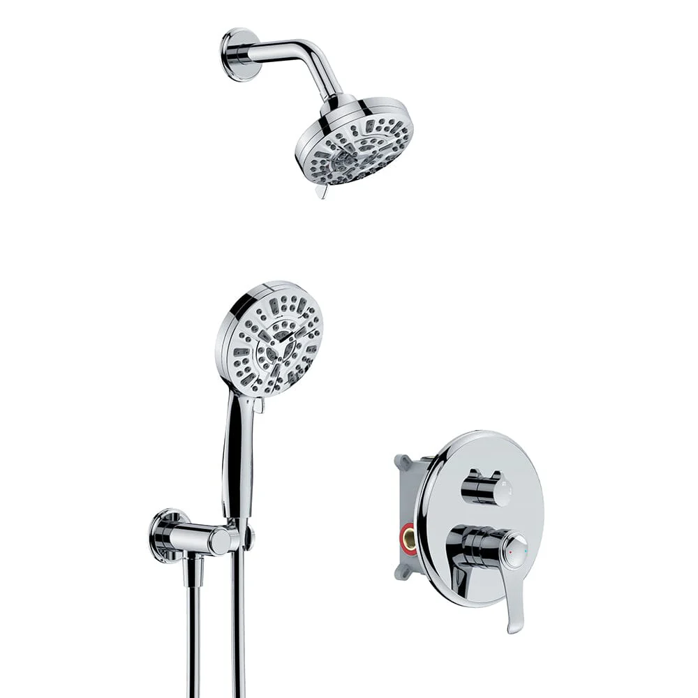 Wall Mounted 14 Spray High Pressure Shower Head and Hand Shower - Image 37